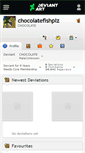 Mobile Screenshot of chocolatefishplz.deviantart.com