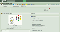 Desktop Screenshot of paradeproductions.deviantart.com