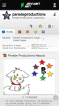 Mobile Screenshot of paradeproductions.deviantart.com
