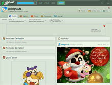 Tablet Screenshot of chibignoufs.deviantart.com