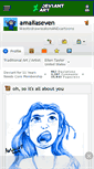 Mobile Screenshot of amaliaseven.deviantart.com