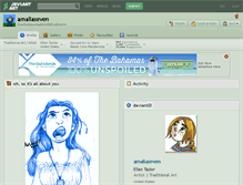 Tablet Screenshot of amaliaseven.deviantart.com