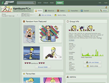 Tablet Screenshot of kamitsure-fc.deviantart.com