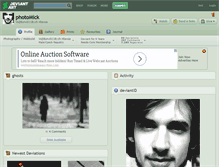 Tablet Screenshot of photomick.deviantart.com