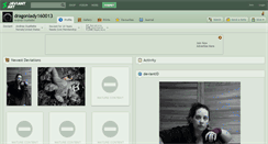 Desktop Screenshot of dragonlady160013.deviantart.com