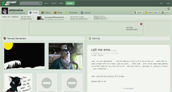 Desktop Screenshot of emowolve.deviantart.com