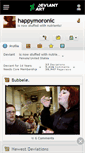 Mobile Screenshot of happymoronic.deviantart.com