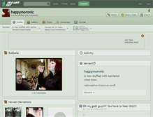 Tablet Screenshot of happymoronic.deviantart.com