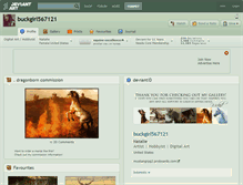 Tablet Screenshot of buckgirl567121.deviantart.com
