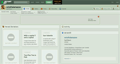 Desktop Screenshot of ectofralamazoo.deviantart.com