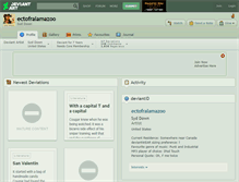 Tablet Screenshot of ectofralamazoo.deviantart.com