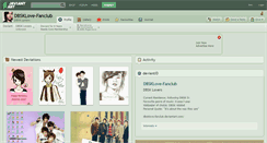 Desktop Screenshot of dbsklove-fanclub.deviantart.com