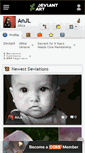 Mobile Screenshot of anjl.deviantart.com