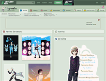 Tablet Screenshot of by-nafm.deviantart.com