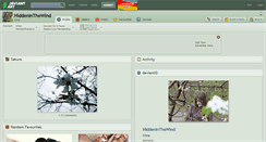 Desktop Screenshot of hiddeninthewind.deviantart.com