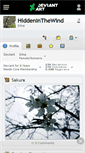 Mobile Screenshot of hiddeninthewind.deviantart.com