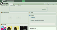 Desktop Screenshot of ej-designs.deviantart.com