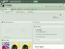 Tablet Screenshot of ej-designs.deviantart.com