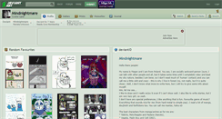 Desktop Screenshot of mindnightmare.deviantart.com