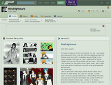 Tablet Screenshot of mindnightmare.deviantart.com