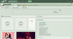 Desktop Screenshot of nerolovers.deviantart.com