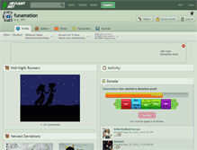 Tablet Screenshot of funamation.deviantart.com