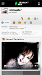 Mobile Screenshot of hermaster.deviantart.com