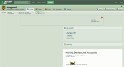 Desktop Screenshot of mangawulf.deviantart.com