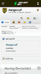 Mobile Screenshot of mangawulf.deviantart.com
