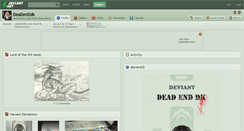 Desktop Screenshot of deadenddk.deviantart.com