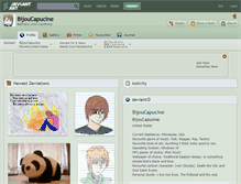 Tablet Screenshot of bijoucapucine.deviantart.com