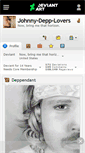 Mobile Screenshot of johnny-depp-lovers.deviantart.com