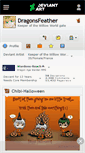 Mobile Screenshot of dragonsfeather.deviantart.com