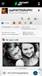 Mobile Screenshot of caaphotography.deviantart.com