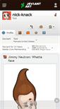 Mobile Screenshot of nick-knack.deviantart.com