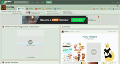 Desktop Screenshot of evertide.deviantart.com