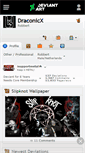 Mobile Screenshot of draconicx.deviantart.com