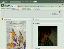 Tablet Screenshot of jen-mae.deviantart.com