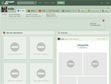Tablet Screenshot of kutip.deviantart.com