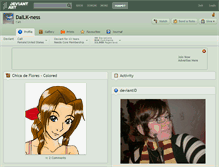 Tablet Screenshot of dailk-ness.deviantart.com