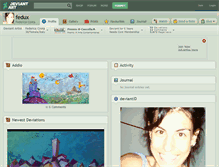 Tablet Screenshot of fedux.deviantart.com