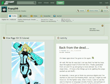 Tablet Screenshot of frenzi99.deviantart.com