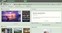 Desktop Screenshot of olya.deviantart.com