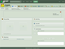Tablet Screenshot of choplair.deviantart.com