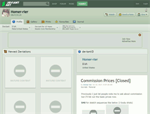 Tablet Screenshot of homer-rier.deviantart.com