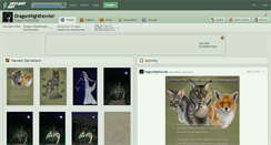 Desktop Screenshot of dragonnighthowler.deviantart.com