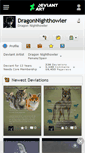 Mobile Screenshot of dragonnighthowler.deviantart.com