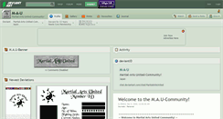 Desktop Screenshot of m-a-u.deviantart.com