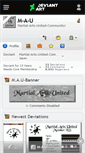 Mobile Screenshot of m-a-u.deviantart.com