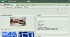 Desktop Screenshot of katemonster.deviantart.com